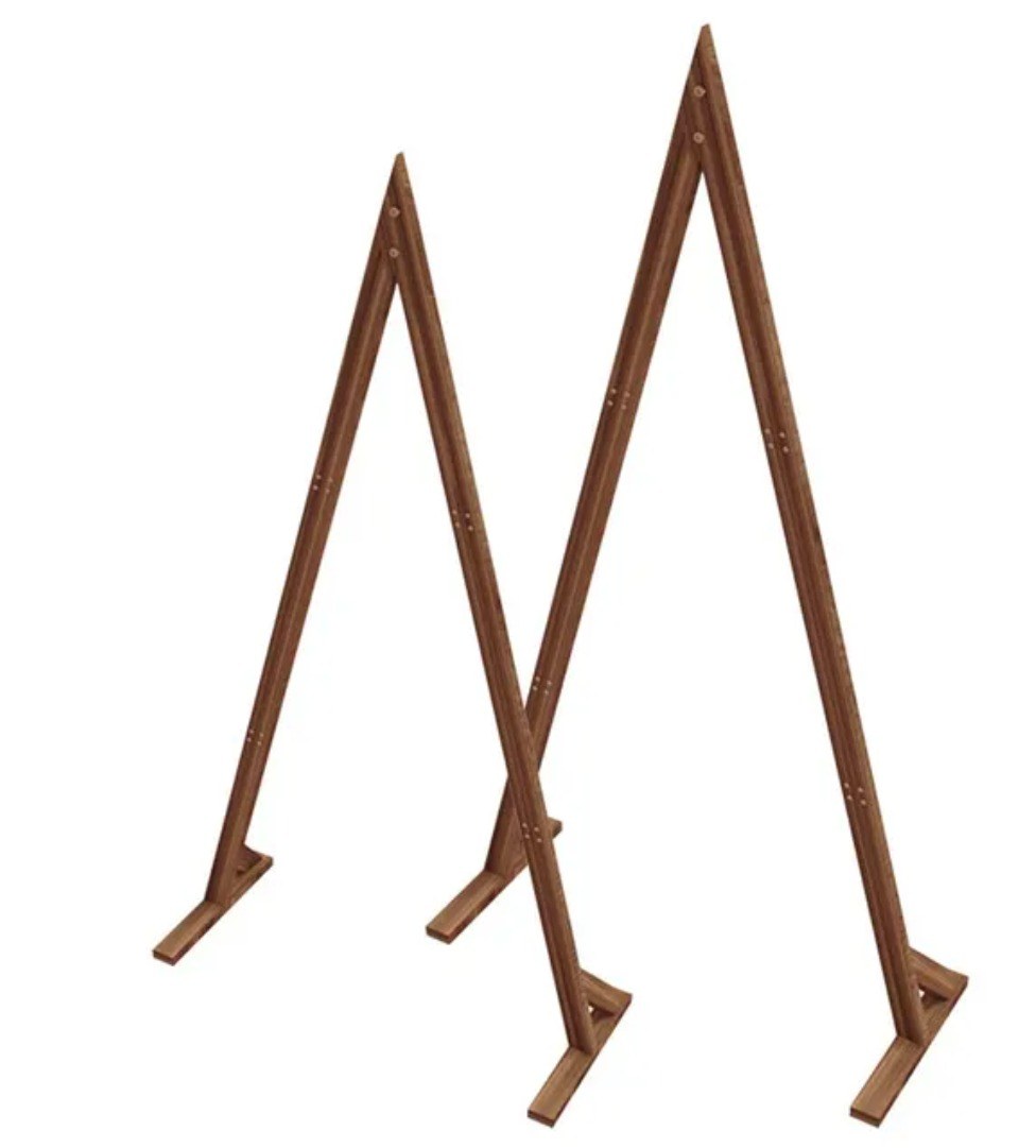 Arche en bois triangulaire en location - photo 1