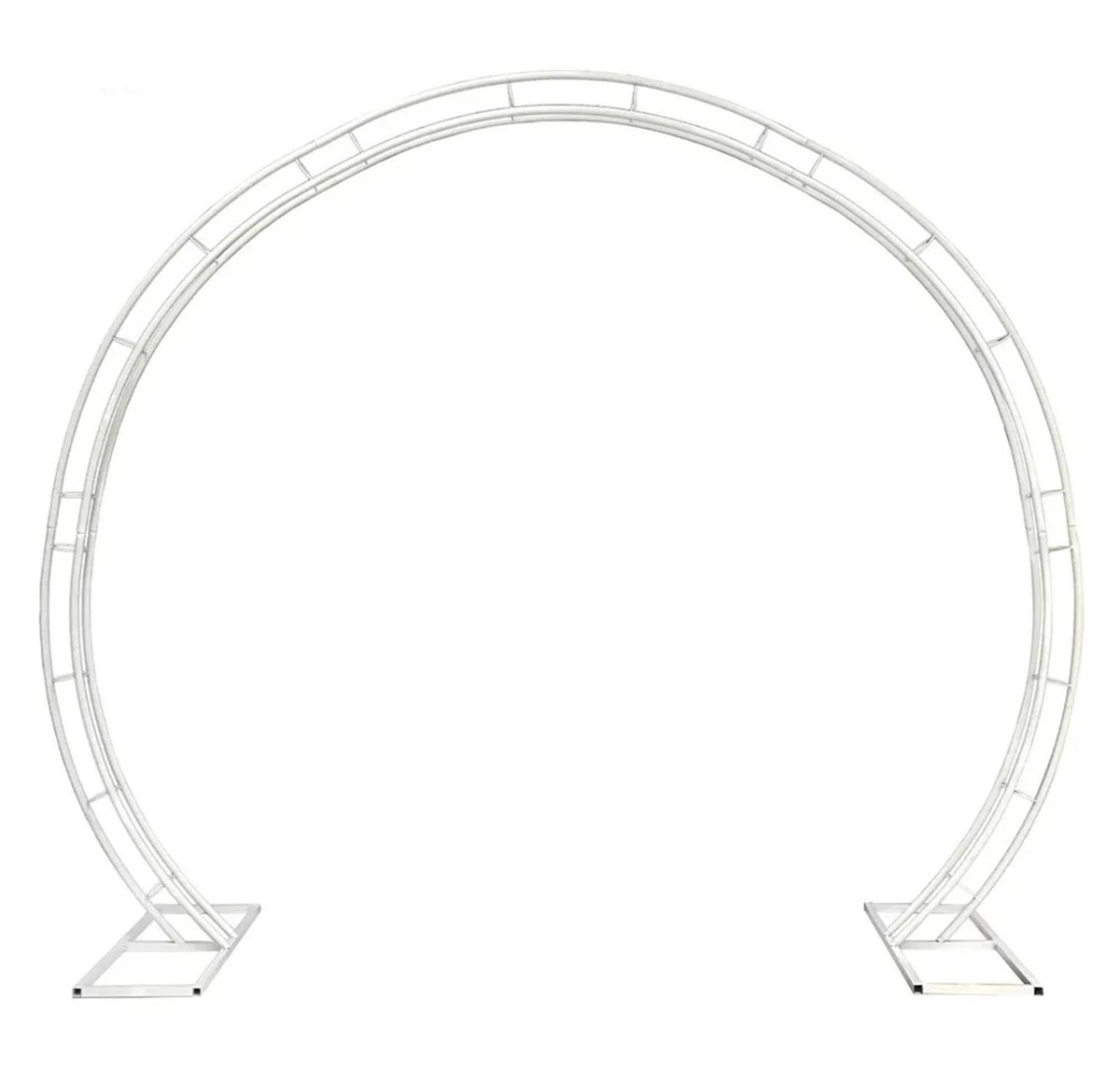 Arche ronde blanche en location - photo 1