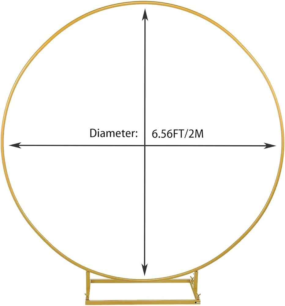 Arche ronde dorée en location - photo 1