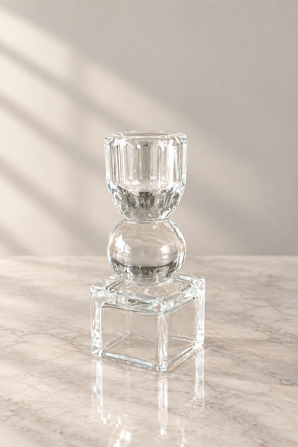 Bougeoir cube facetté en location - photo 1