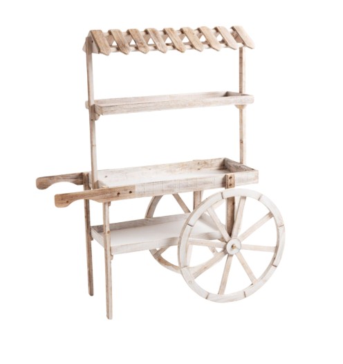 Chariot candy bar en bois en location - photo 1